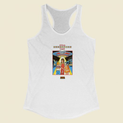 Steven Rhodes Alien Abduction Racerback Tank Top