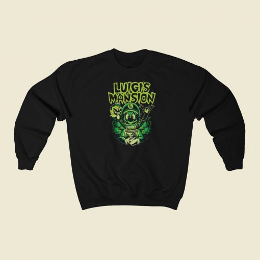 Sweet Screams Luigi Mansion Sweatshirts Style