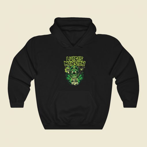 Sweet Screams Luigi Mansion Hoodie Style