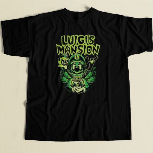 Sweet Screams Luigi Mansion T Shirt Style