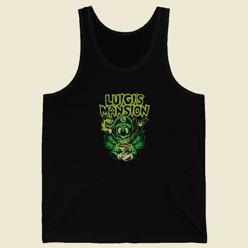 Sweet Screams Luigi Mansion Tank Top