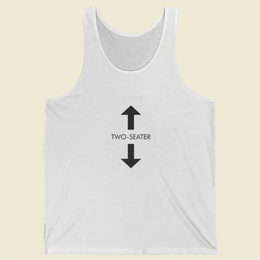 Two Seater Funny Tank Top