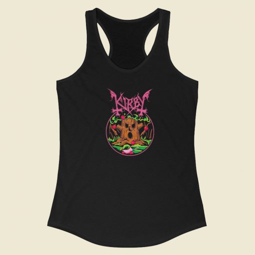 Whispy Woods Kirby Racerback Tank Top