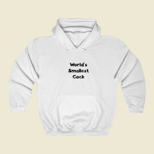 World Smallest Cock Hoodie Style