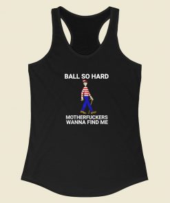 Ball So Hard Racerback Tank Top