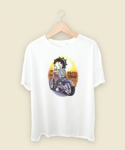 Betty Boop Wild Biker T Shirt Style