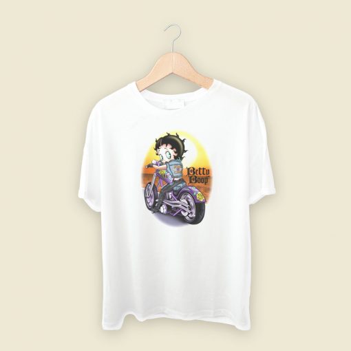 Betty Boop Wild Biker T Shirt Style