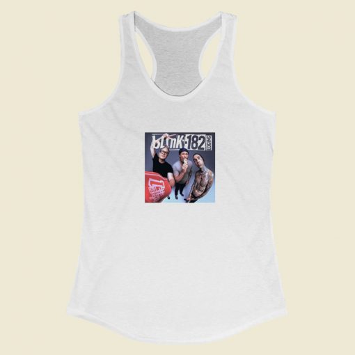 Blink 182 Edging Tour Racerback Tank Top