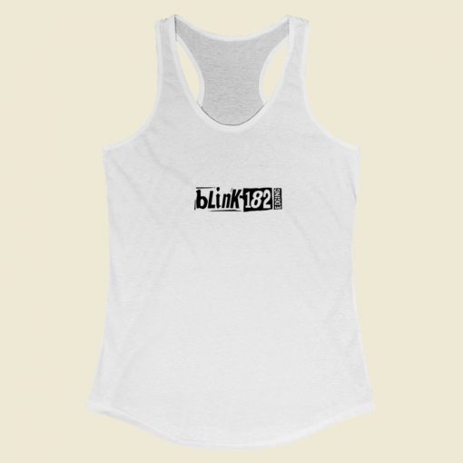 Blink 182 Edging Racerback Tank Top