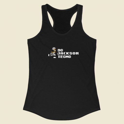 Bo Jackson Tecmo Racerback Tank Top