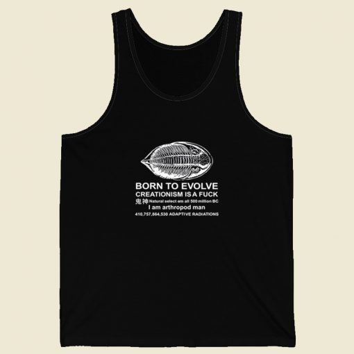 Born To Evolve Creationism Tank Top