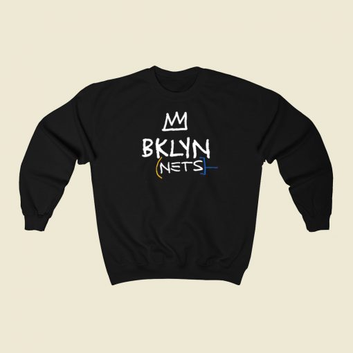 Brooklyn Nets Basquiat Crown Sweatshirts Style