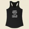 Crypto Fucks Me Everyday Racerback Tank Top