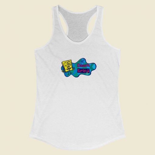 Death Grips Spongebob Racerback Tank Top