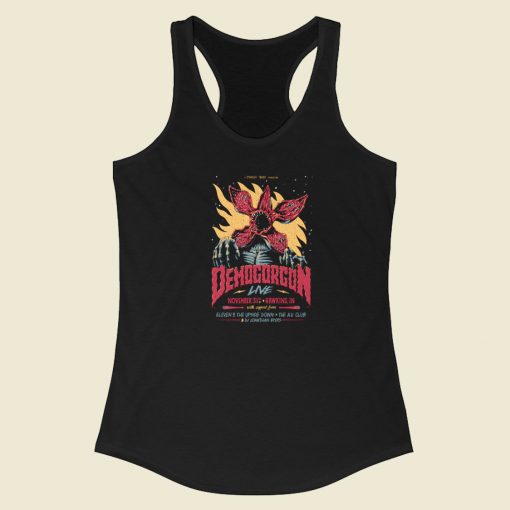 Demogorgon Stranger Things Racerback Tank Top