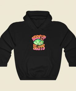 Giddy Up Sluts Cowboy Frog Hoodie Style