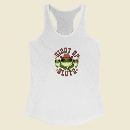 Giddy Up Sluts Racerback Tank Top