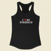 I Love My Foreskin Racerback Tank Top