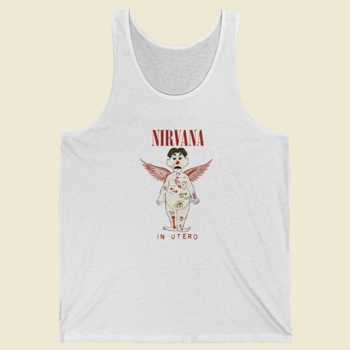 Nirvana In Utero Cartoon Tank Top