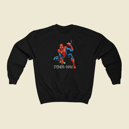 Stoner Man Spider Smoke Weed Sweatshirts Style