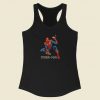 Stoner Man Spider Smoke Weed Racerback Tank Top