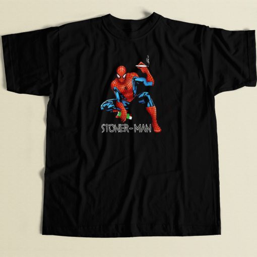 Stoner Spider Smoke Weed T Shirt Style