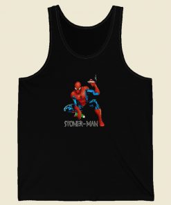 Stoner Man Spider Smoke Weed Tank Top