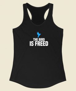 The Bird Is Freed Racerback Tank Top