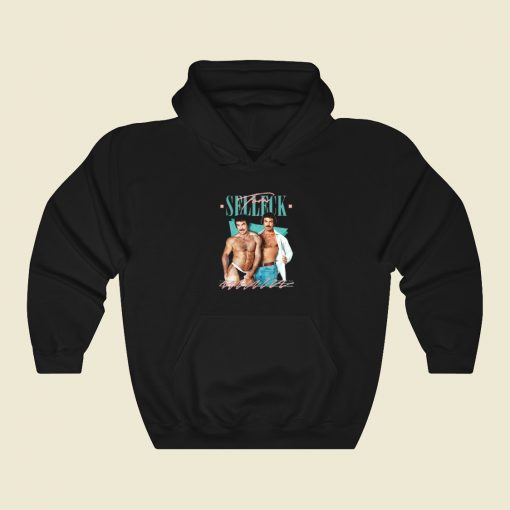 Tom Selleck Sexy 80s Hoodie Style