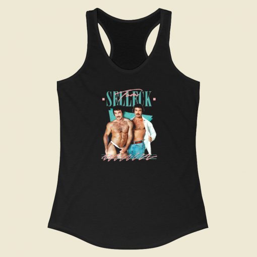 Tom Selleck Sexy 80s Racerback Tank Top