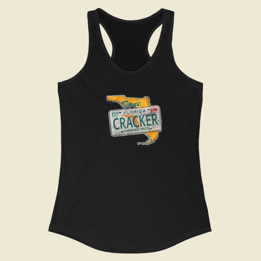 True Florida Cracker Endangered Racerback Tank Top