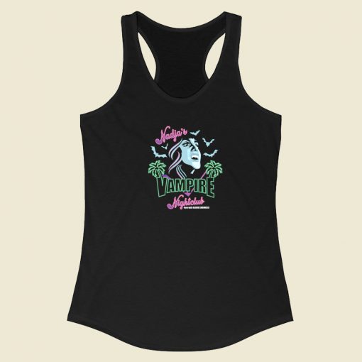 Vampire Nightclub Funny Racerback Tank Top