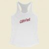 Yes I Cum Fast Racerback Tank Top