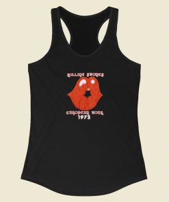 1973 Rolling Stones European Tour Racerback Tank Top