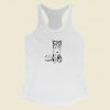 Ajj Cat Only God Can Judge Me Racerback Tank Top