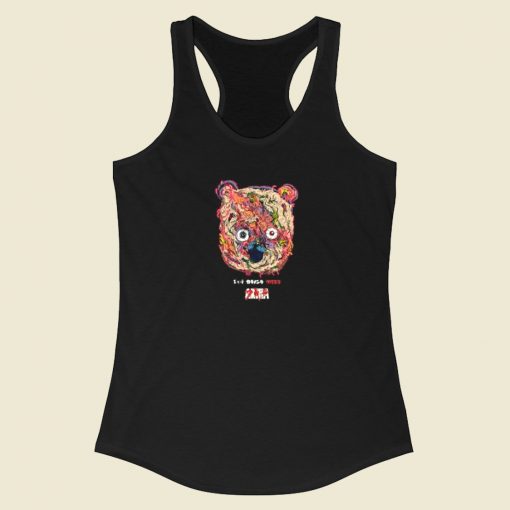 Akira Bear Art Racerback Tank Top