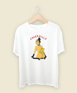 Bart Simpson Crack Kills T Shirt Style