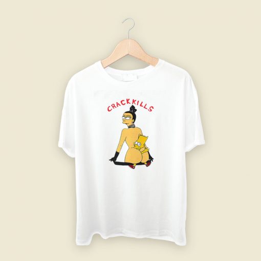 Bart Simpson Crack Kills T Shirt Style