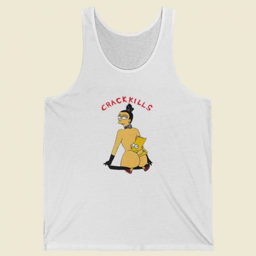 Bart Simpson Crack Kills Tank Top