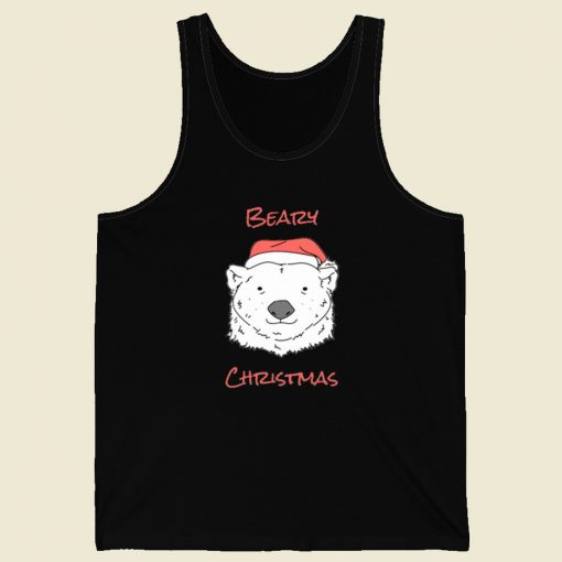 Beary Christmas Funny Tank Top