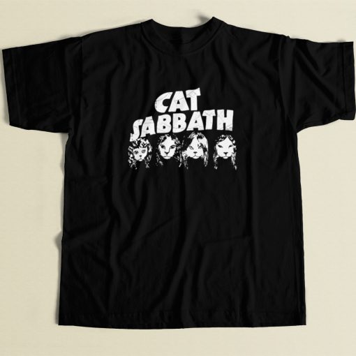 Black Sabbath Cat T Shirt Style