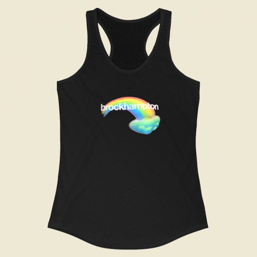 Brockhampton Rainbow Funny Racerback Tank Top