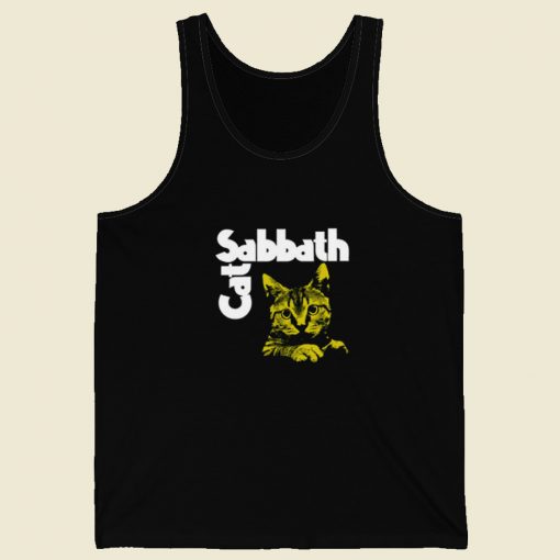 Cat Sabbath Funny Tank Top