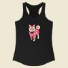 Cyberpunk Bartender Action Racerback Tank Top