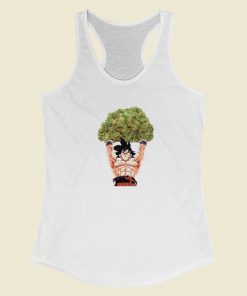 Dragon Ball Goku Weed Racerback Tank Top