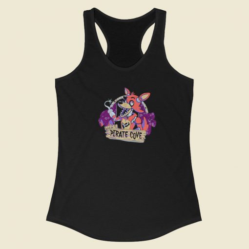 Five Nights At Freddy Pirate Cove Racerback Tank Top