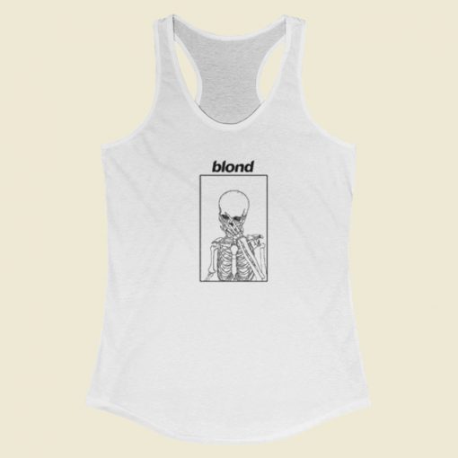 Frank Ocean Blond Skeleton Racerback Tank Top