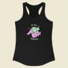 Frog Eat Bug Take Drug Racerback Tank Top