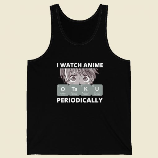 Funny Otaku Anime Periodic Tank Top