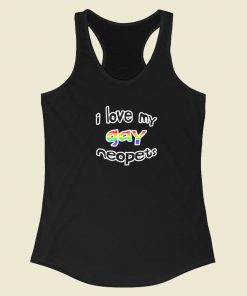 I Love My Gay Neopets Racerback Tank Top